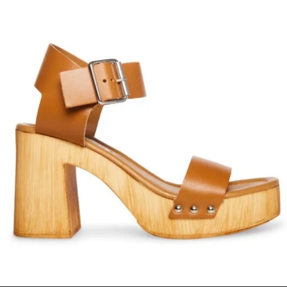 Steve Madden Colada Tan Leather Sandals - Picture 2 of 5